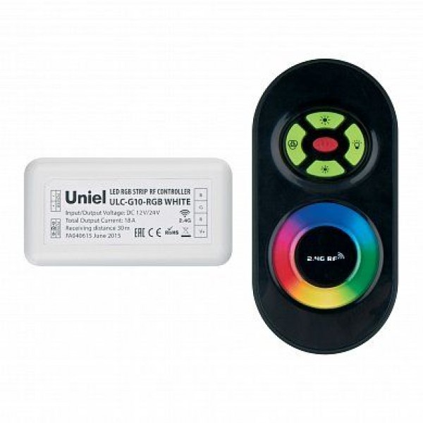 Контроллер RGB ULC-G10-RGB 12/24V с пультом ДУ - купить в Тамбове
